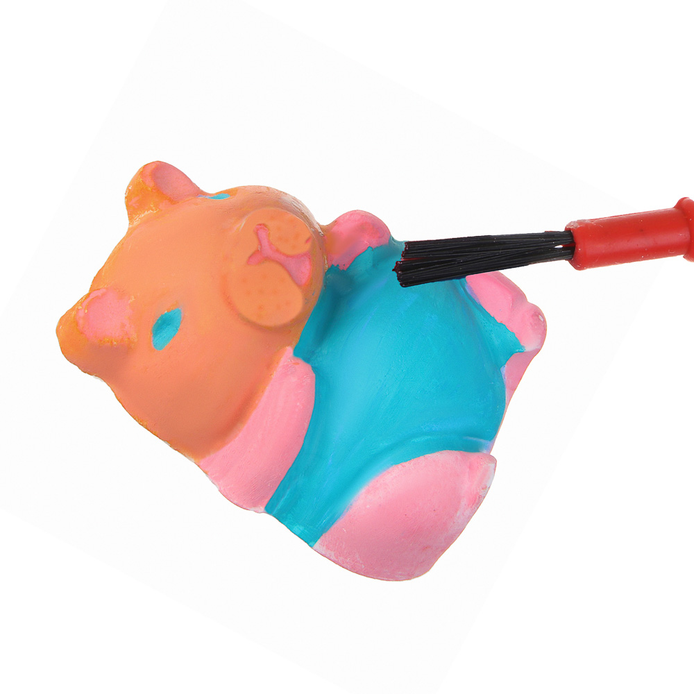 ХОББИХИТ Фигурка под раскраску "Капибара", гипс, PP, краски, 8,5х6х3см, 4 дизайна - #7