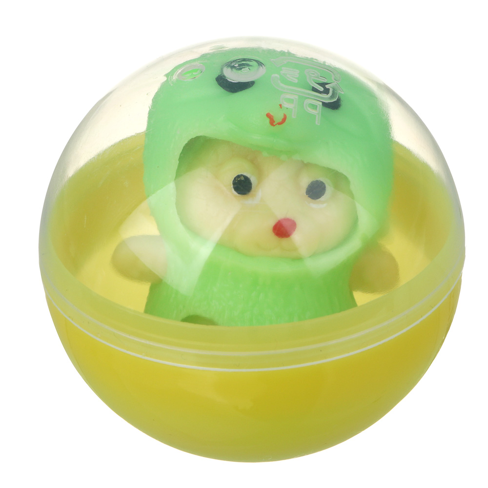 ИГРОЛЕНД Игрушка-сюрприз в шаре, d=5см, TPR, «Животные», микс - #4