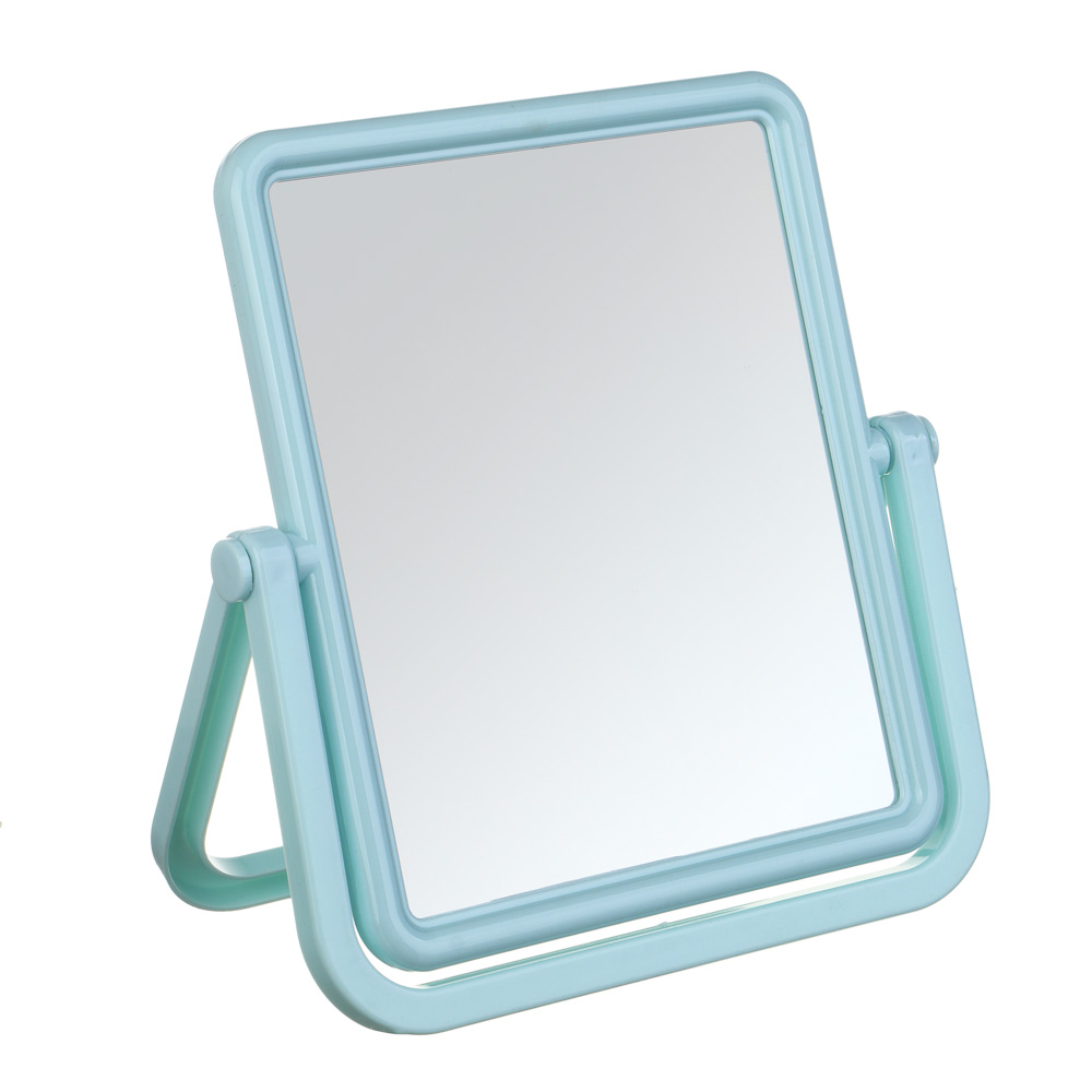 Зеркало настольное тм ЮНИLOOK, пластик, стекло, 21,2х20,5см, 3 цвета - #2