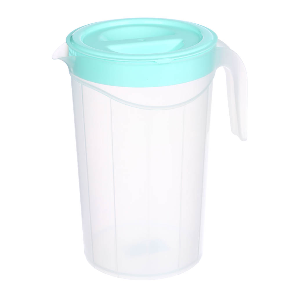 Кувшин с крышкой 2л, пластик, 2 цвета - #2