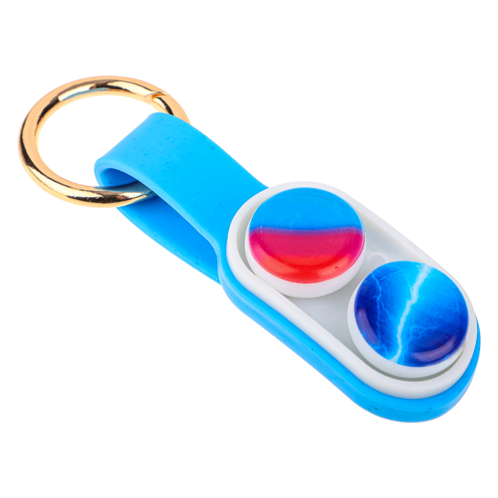 Игрушка антистресс "PPOPUCK", брелок, пластик, магнит 8х12х2см, 12 диз. - #22