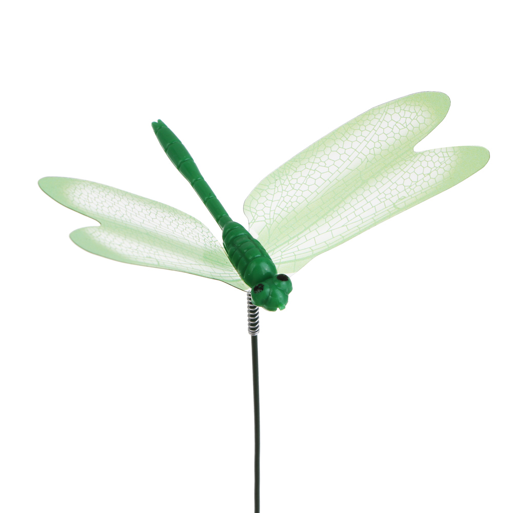 Фигурка на стержне "Стрекоза" тм INBLOOM, 5х9х25см, ПВХ, металл - #3