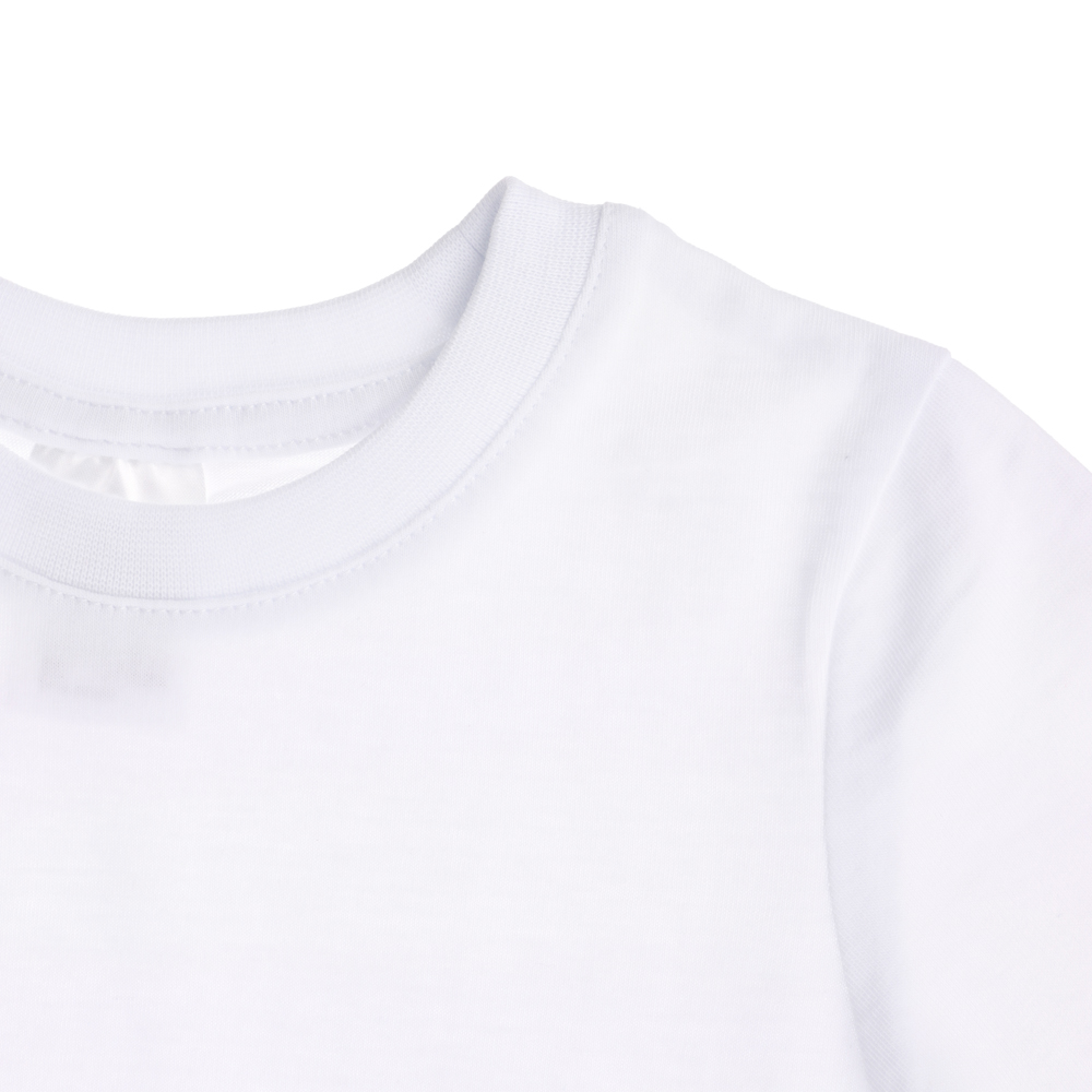 Футболка детская белая р.122-128, состав 100% хлопок - #2