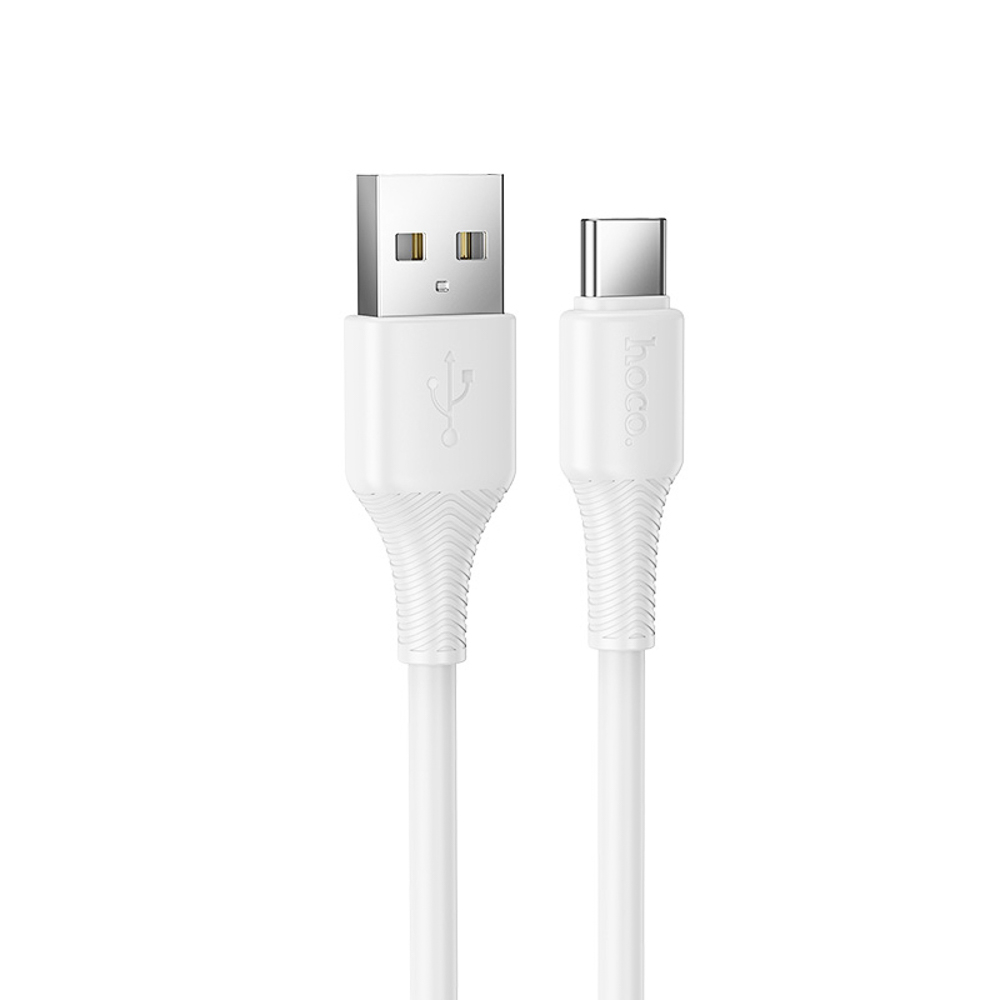 hoco. Кабель для зарядки модель X120, USB-C 1м, цвет: белый - #1
