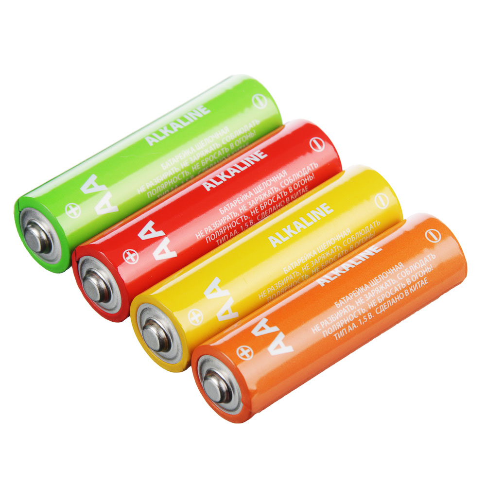 Первая цена Батарейки 4шт, тип АA, "Alkaline" щелочная, BL - #2