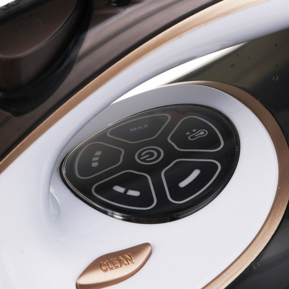 LEBEN Утюг с отпаривателем 3000 Вт, керамика, цифр. дисплей (антинакипь, антикапля, автоотключение) - #9