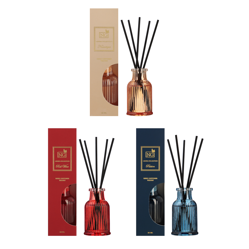 NEW GALAXY Диффузор Velvet 30 мл., Red wine, Narcotique, Passion - #1