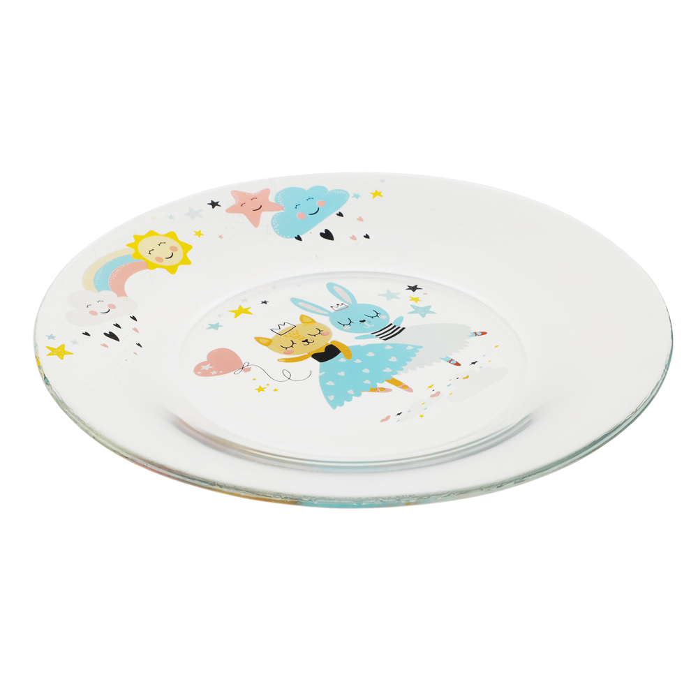 Набор для завтрака "Балерины", 3 предмета: кружка 200мл, салатник 12,7см (0,46л), тарелка 19,6см - #3