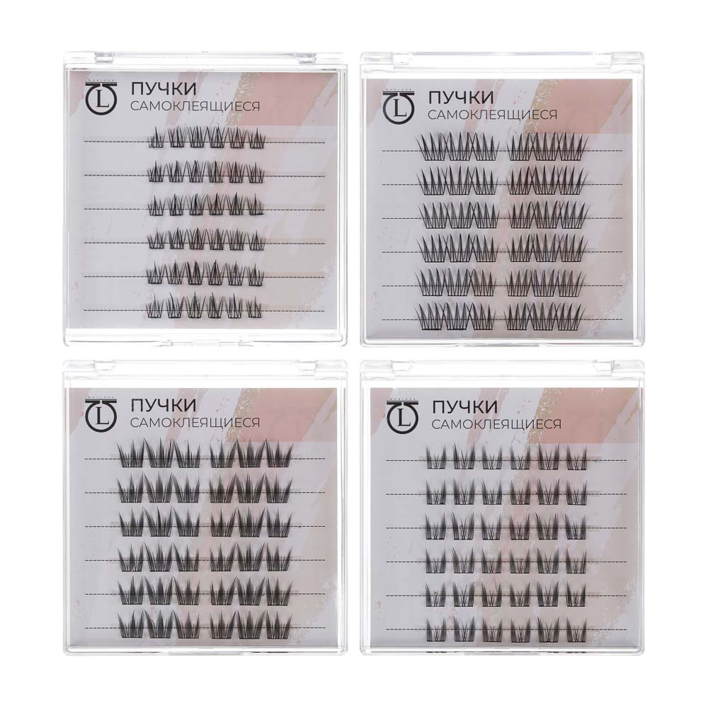 Пучки самоклеящиеся 36 шт тм ЮНИLOOK, синтетика, 4 вида - #1