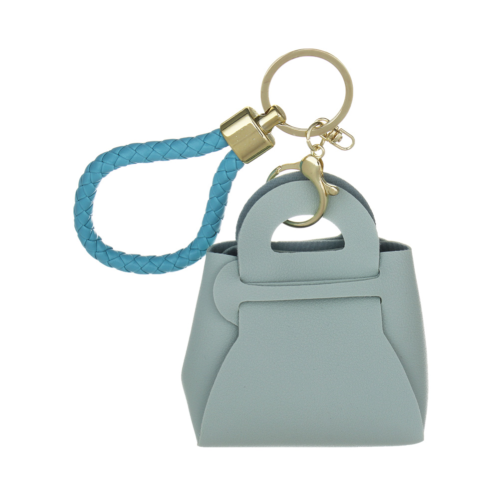 Подвеска брелок в виде сумочки тм ЮL , ПУ, металл, 9х7,5х4 см, 6 цветов, #6 - #2