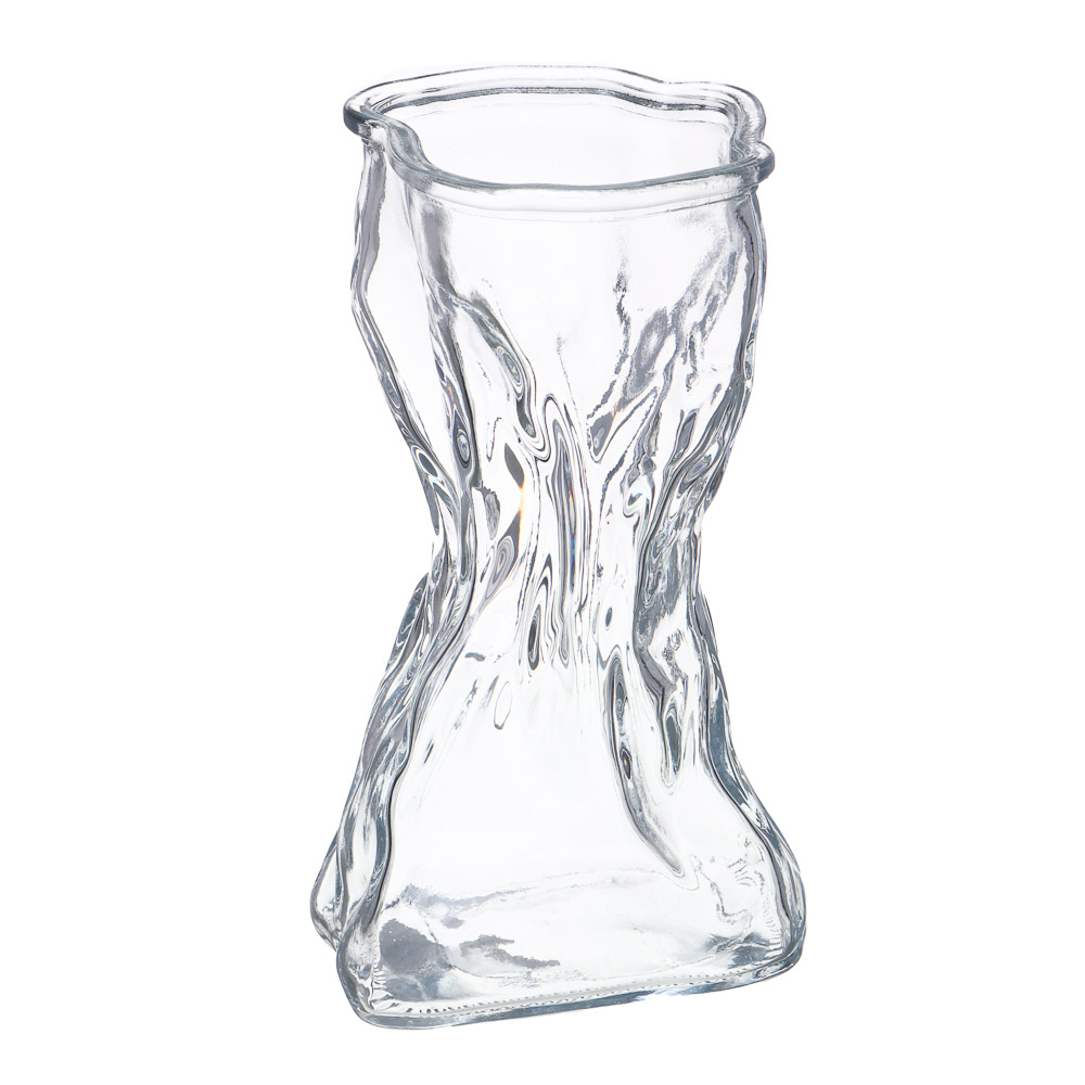Ваза стеклянная, 9х7x16,5 см - #1