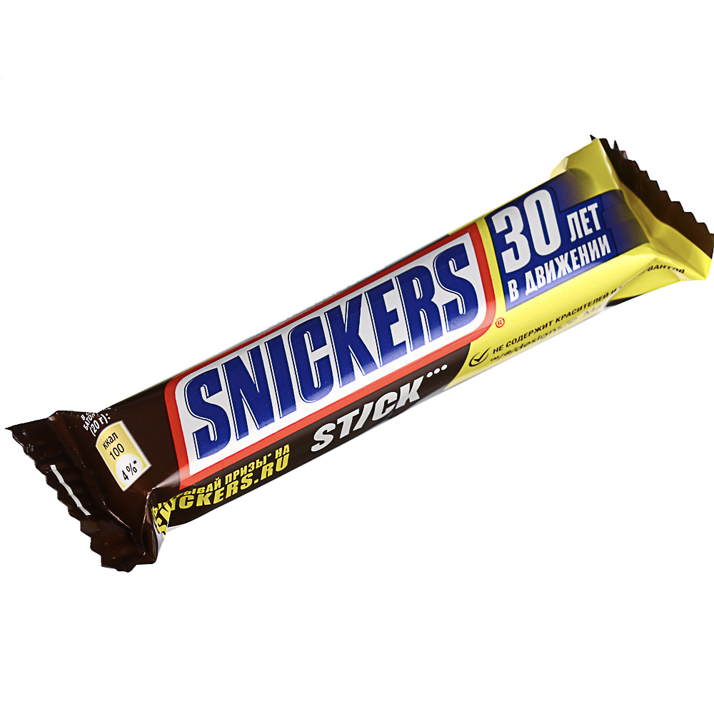 Шоколадный батончик СНИКЕРС STICK 20г - #1