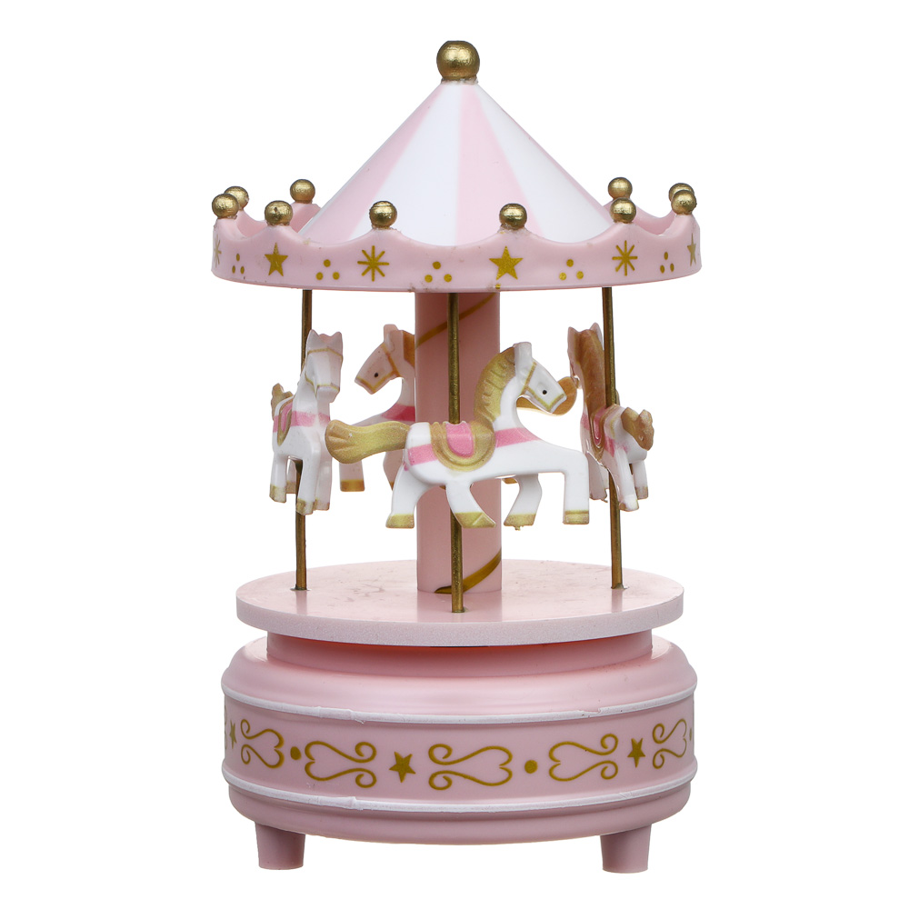 СНОУ БУМ Карусель музыкальная 10x10x18 см, пластик - #1