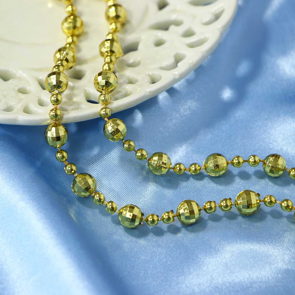 СНОУ БУМ Бусы декоративные 0,8x270 см, 3 цвета, 26-472 - #5