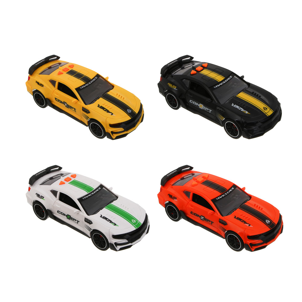 ИГРОЛЕНД Машина инерционная "Мега дрифт", свет, звук, 3хAG13, ABS, 17,2х7,2х5,3 см, 4 дизайна - #2