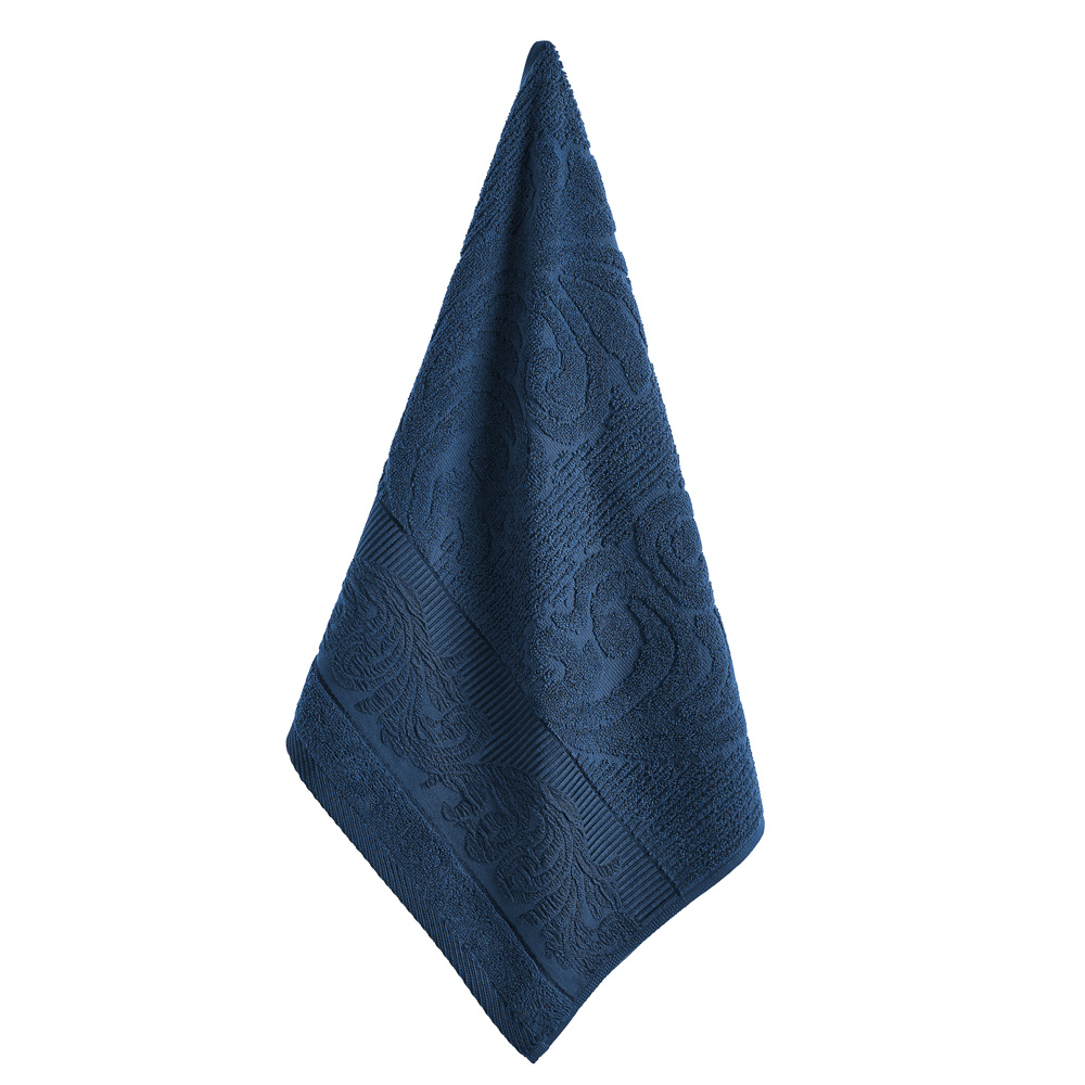 PROVANCE Нэви Полотенце махровое, 100% хлопок, 50х90см, 420гр/м, синий - #11
