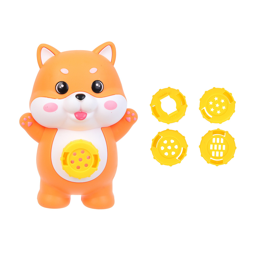 ХОББИХИТ Набор для творчества "Весёлый хомяк", 15 предметов, 12 цветов теста, РР, 28х19,9х11,5см - #4