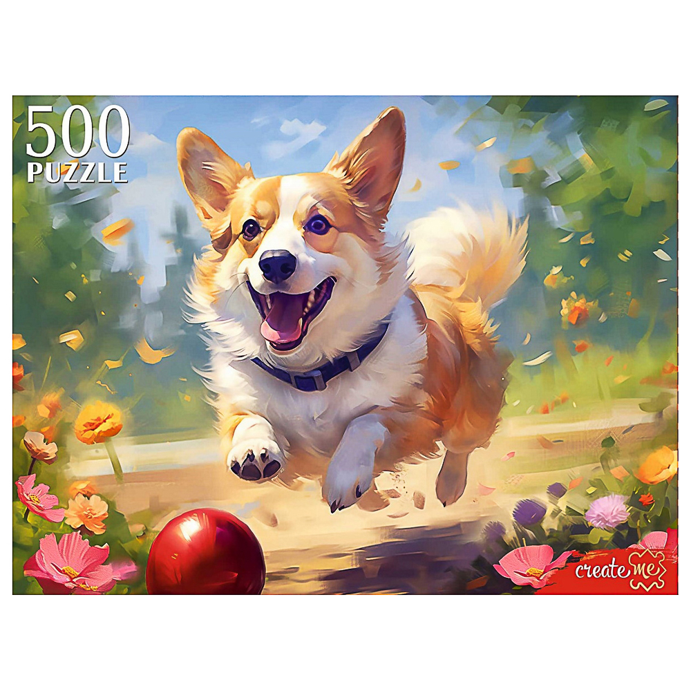 ПАЗЛЫ 500 элементов в ассортименте, 46,3х33,5х24,2см, 5 дизайнов - #5