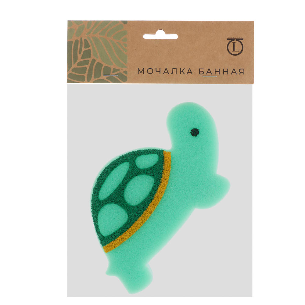 ЮL Мочалка-губка поролоновая фигурная в ассортименте, полиуретан, 6 дизайнов, МС24-11 - #7