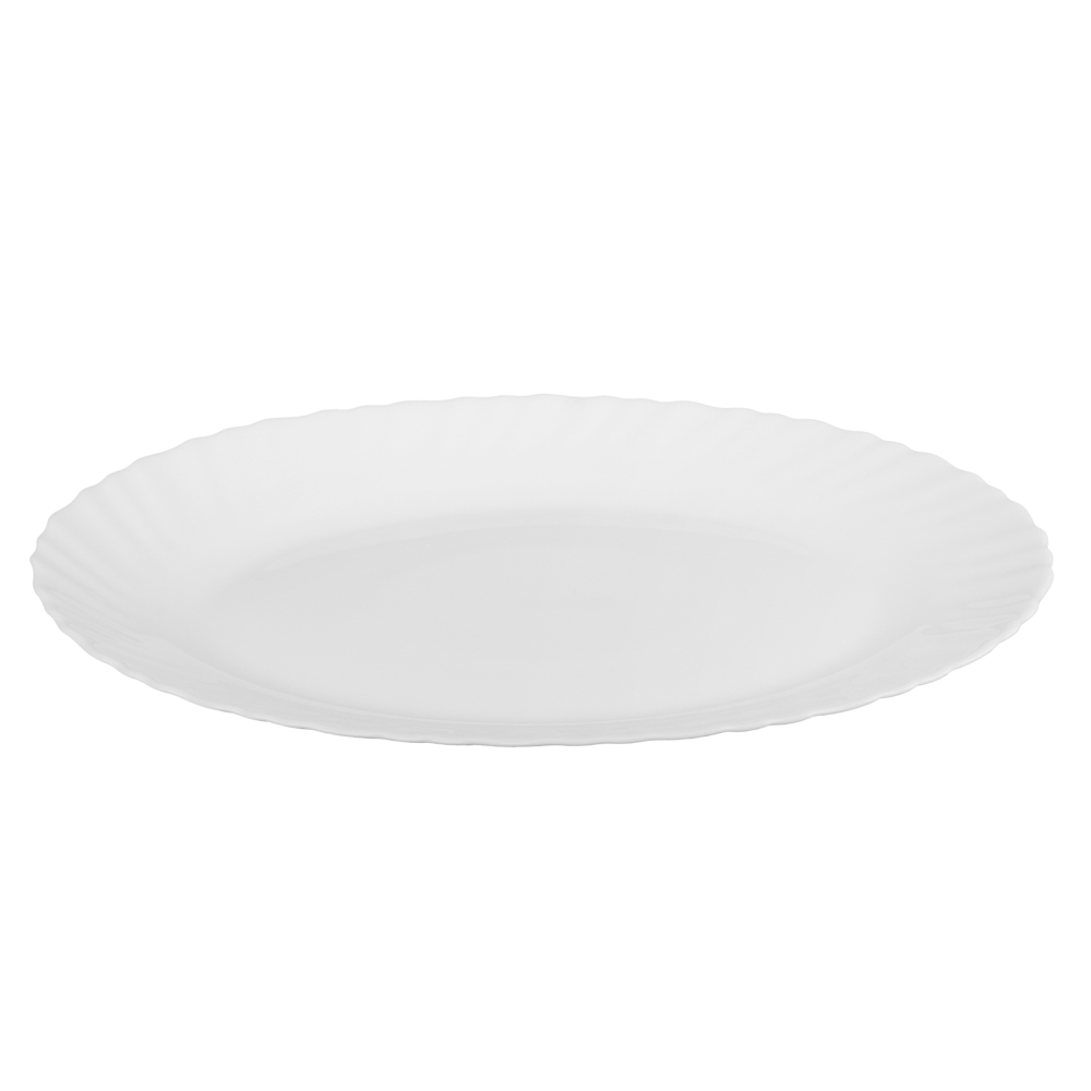 MILLIMI Бьянко Плюс Блюдо овальное 30см опаловое стекло - #2