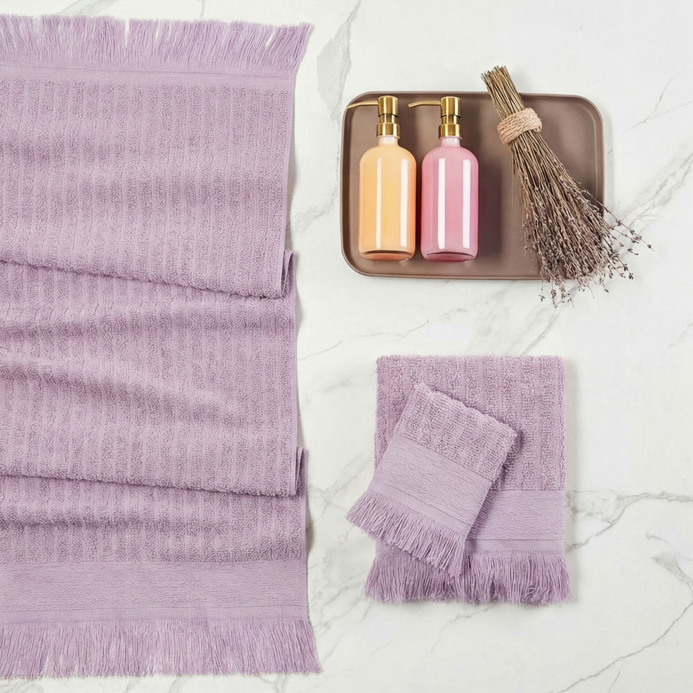 PROVANCE Ботаника Комплект полотенец махровых, 400г/м, 100% хлопок, 30х50, 50х90, 70х130, 6 цветов - #10