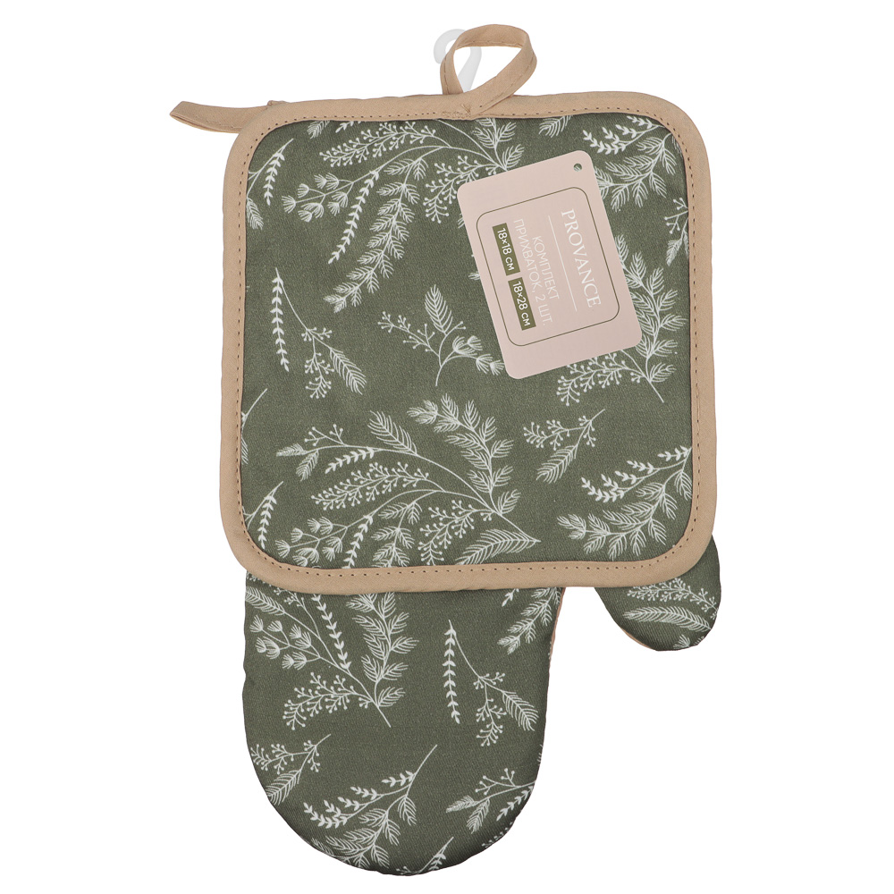 PROVANCE Кантри Комплект прихваток 2шт, 18х18, 18х28, 100% хлопок, 3 цвета - #11