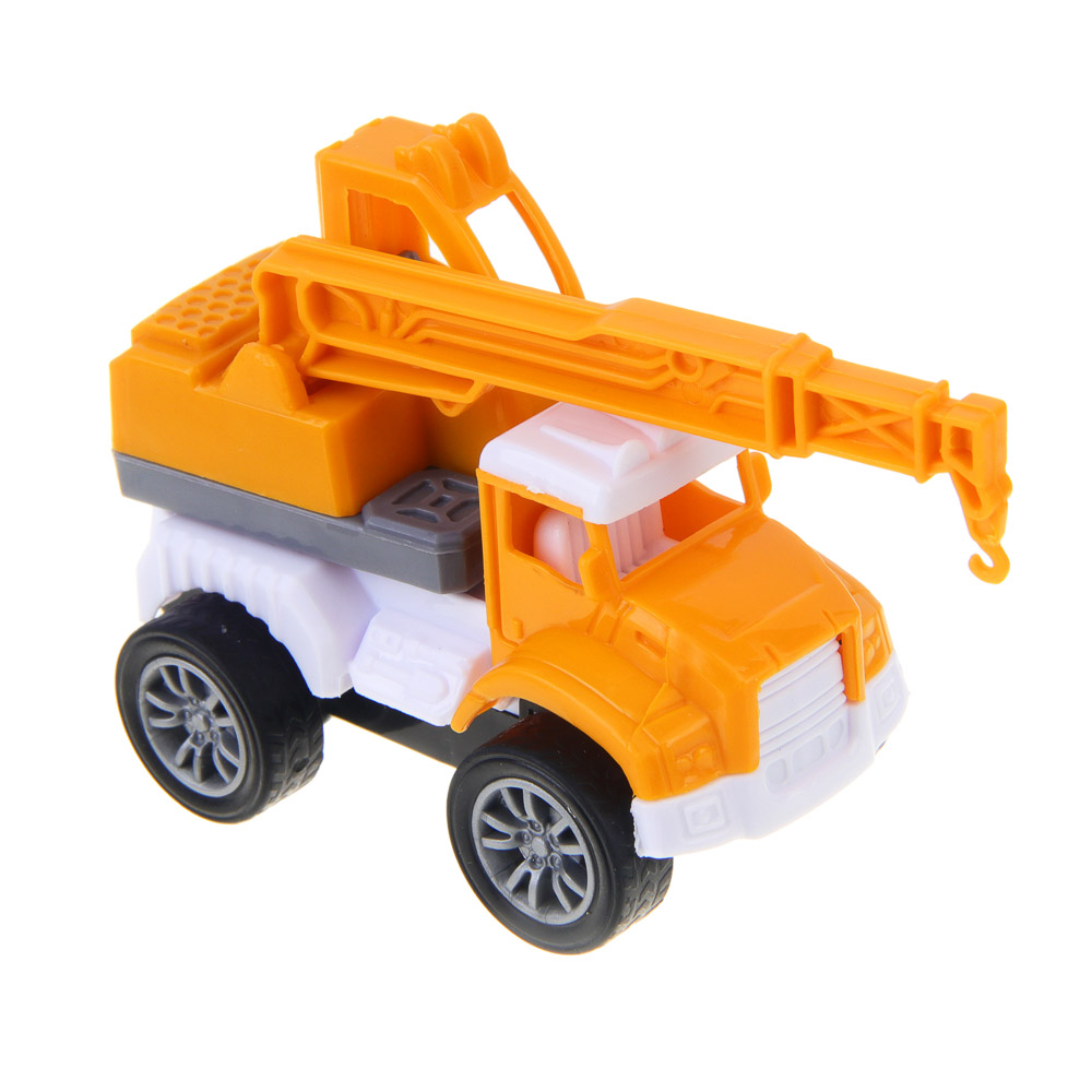 ИГРОЛЕНД Спецтехника Стройка, инерция, PP, 8,5х3,9х5,9 см, 4 дизайна - #1