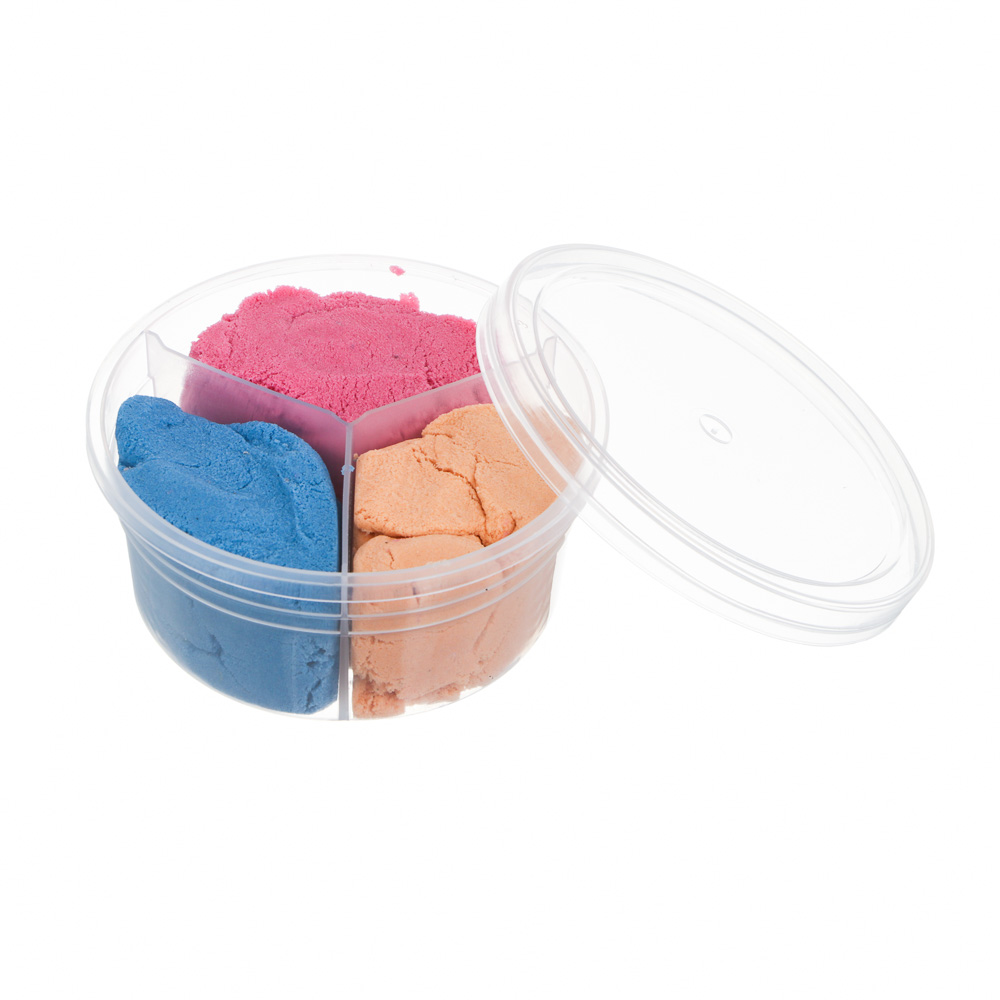 Набор для творчества, кинетический песок "Хлопковый", 3 цвета по 50гр, 8,5х4см, микс - #3