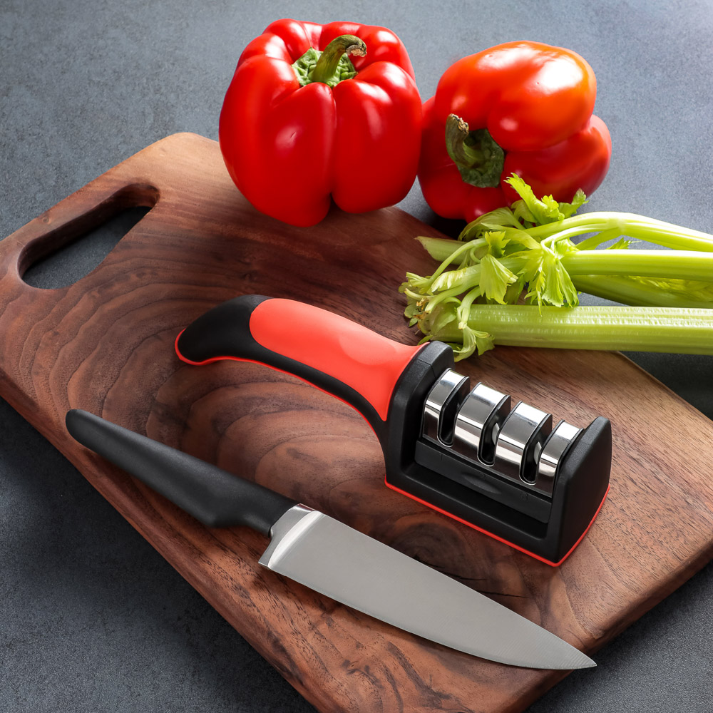 VETTA Ножеточка универсальная для черновой и финальной заточки, 21,5х5х6см, полипропилен, нерж.сталь - #7