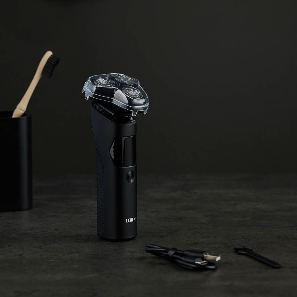 LEBEN Бритва роторная премиум с влагозащитой, аккумуляторная - #14