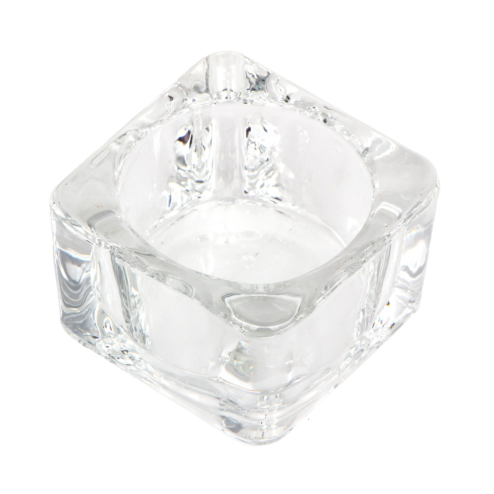 Подсвечник из стекла, квадрат, 5,2х5х3,2 см, арт.09-44 - #4