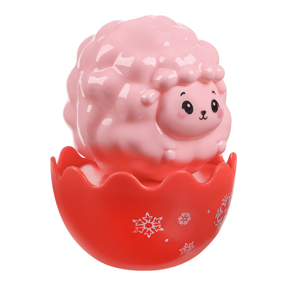 ИГРОЛЕНД Развивающая игрушка Неваляшка "Животные", ABS, 8х6х11см - #22