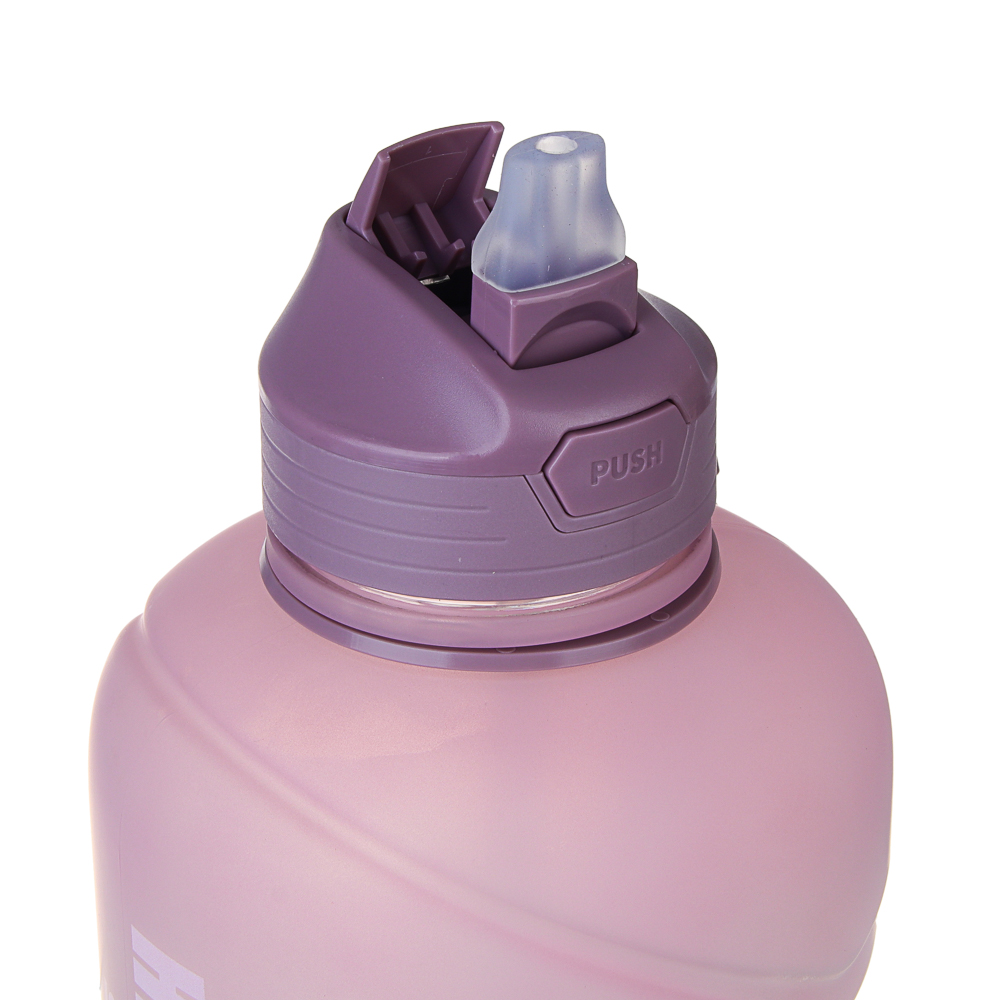 SILAPRO MAX Бутылка спортивная с замком, ULTIMATE GREY-ELDERBERRY, 2л, PETG - #6