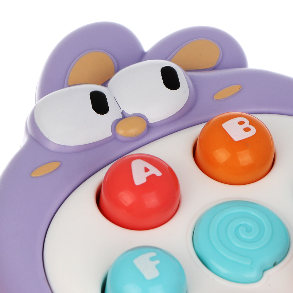 ИГРОЛЕНД Развивающая игрушка "Питомцы-кнопочки", ABS, 9,7х4х9,8см, 3 дизайна - #5
