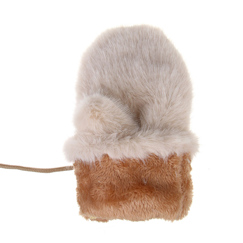 GALANTE Рукавицы женские из экомеха на веревке, р.18-20, 100% полиэстер, цвета в ас-те, ОЗ25-15 - #5