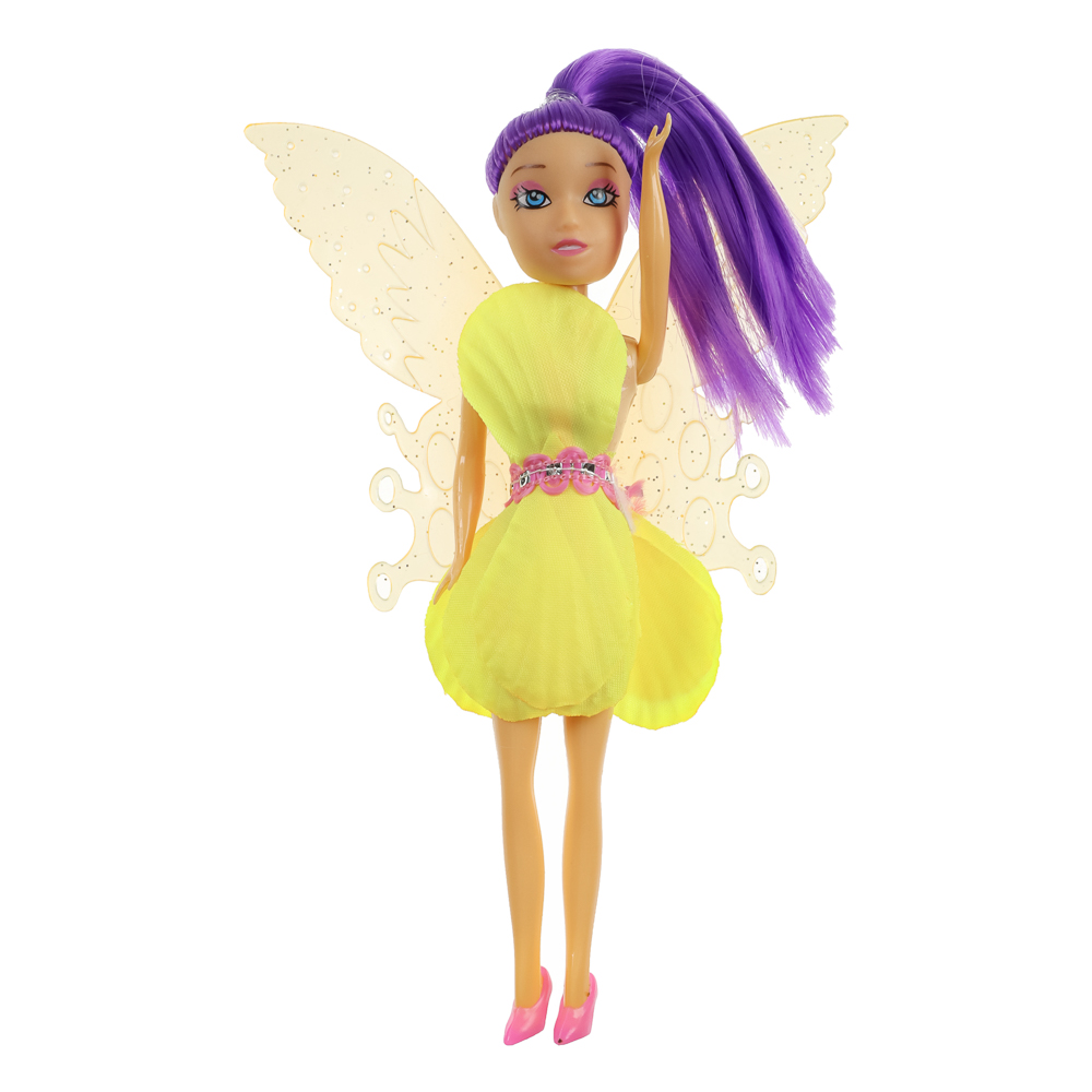 ИГРОЛЕНД Кукла в виде цветочной феи, 15,5 см, в пакете, 13х2,5х24 см, ABS, PP, PVC, 4 дизайна - #11