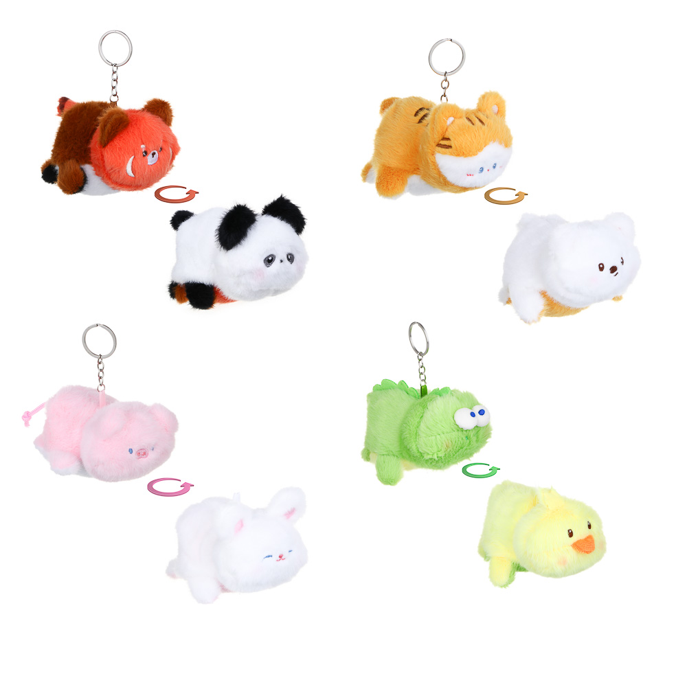 ИГРОЛЕНД Брелок мягкий "Милаш перевёртыш" с подвесом, 11 см, полиэстер, 4 вида - #1