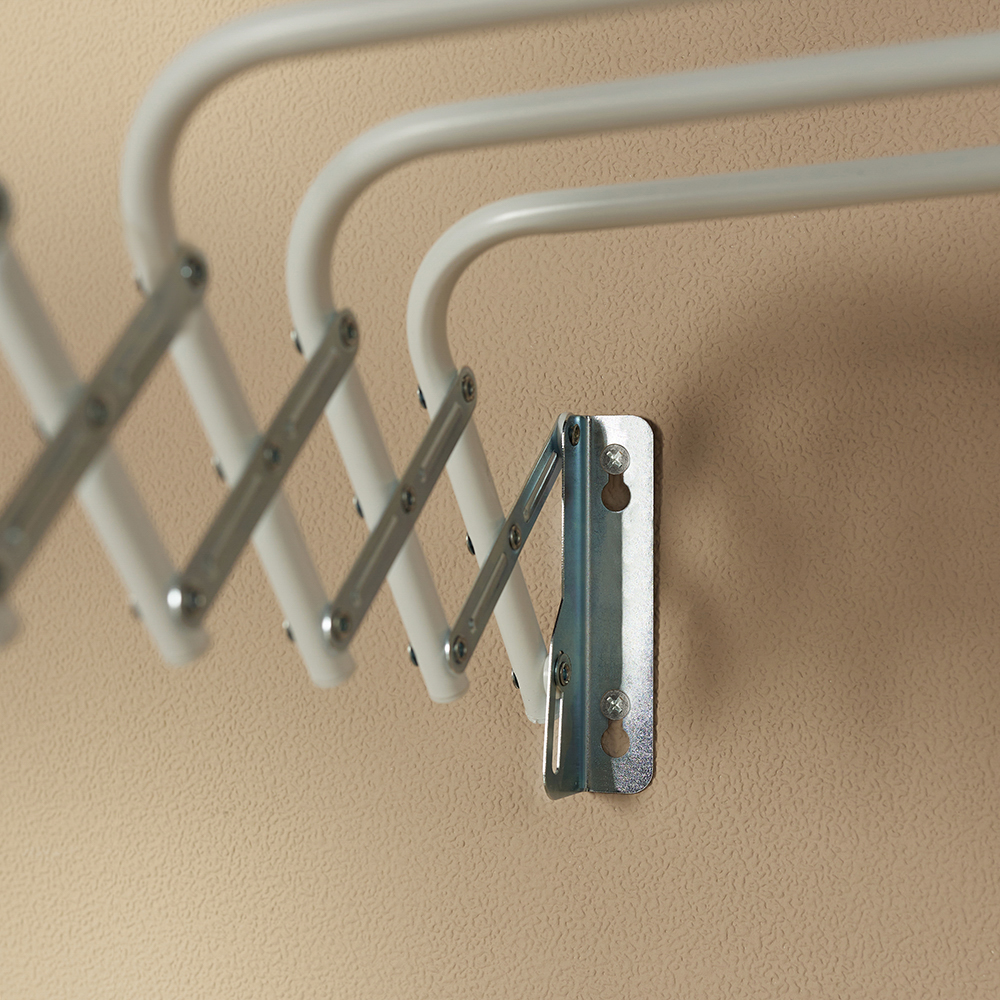 VETTA Сушилка для белья настенная раздвижная, окрашенная сталь, 100см - #11