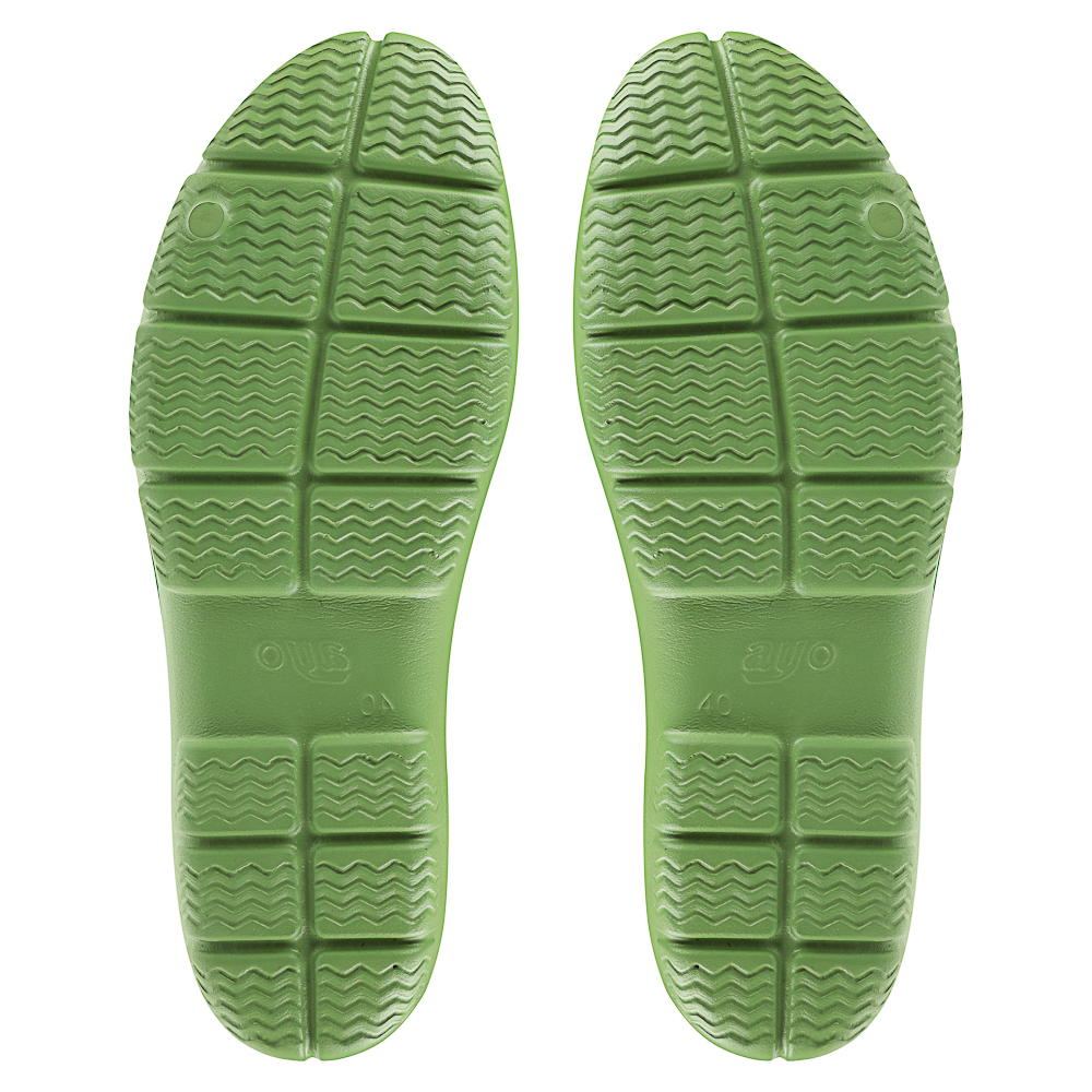 Галоши утепленные женские AYO, синий/зеленый, размер 36-41, материал галоши ЭВА, утеплитель ворсин - #7