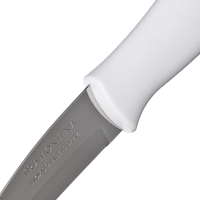 Нож для овощей 8 см Tramontina Athus, белая ручка, 23079/083 - #5