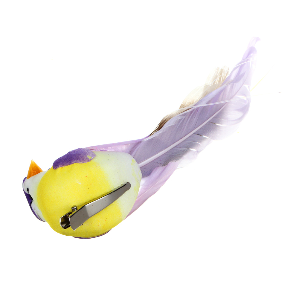 INBLOOM Птица на прищепке 15см, пенополистирол, перо - #5