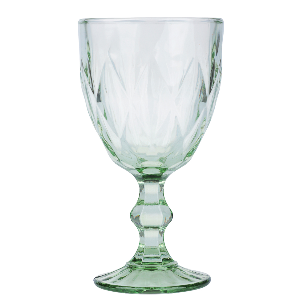 Бокал для вина тм MILLIMI Ромб, 320мл, стекло, цвет - #3