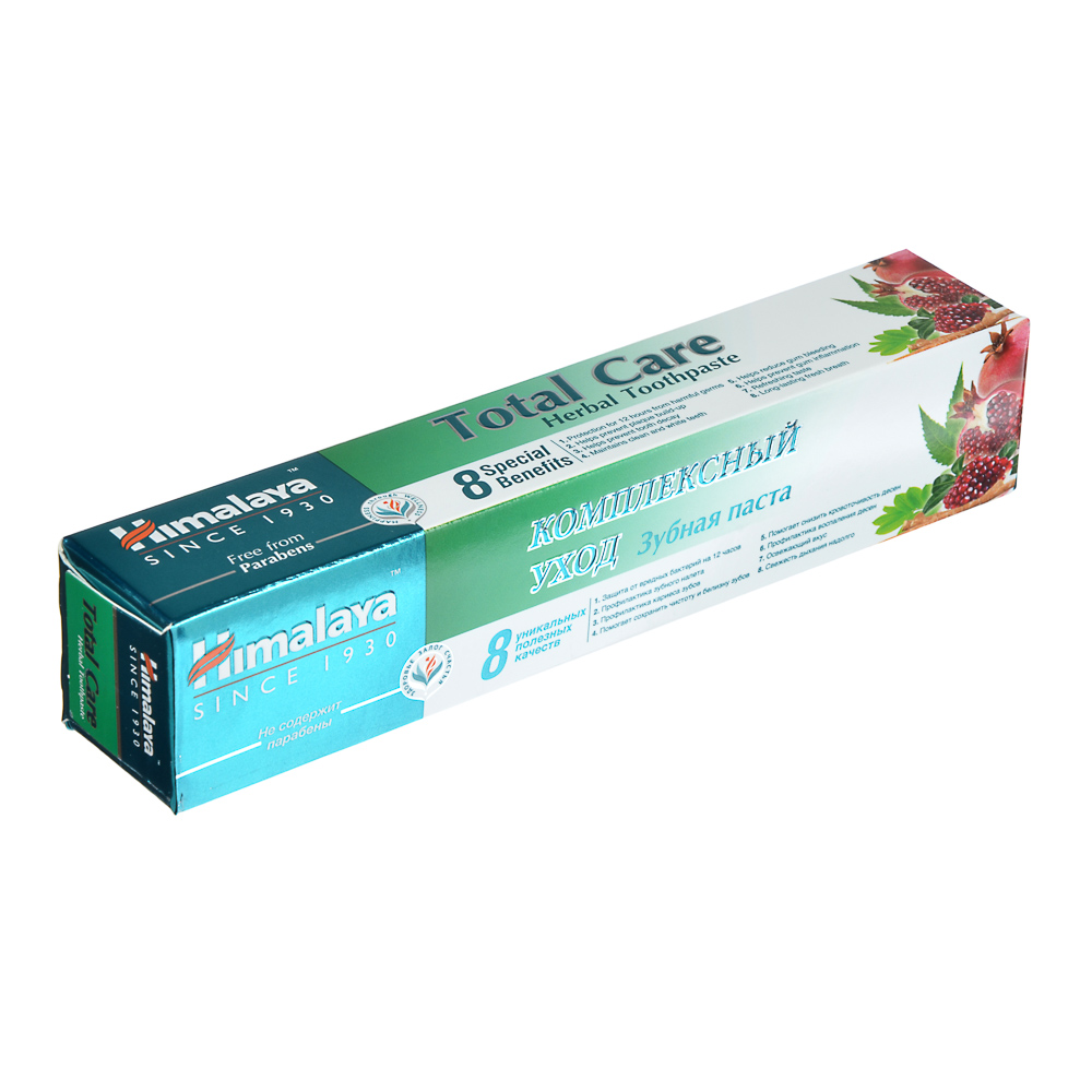 Зубная паста HIMALAYA отбеливающая Sparkly White для комплексной защиты зубов и десен, 50 мл - #1
