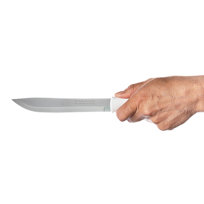 Кухонный нож 18 см Tramontina Athus, белая ручка, 23083/087 - #3