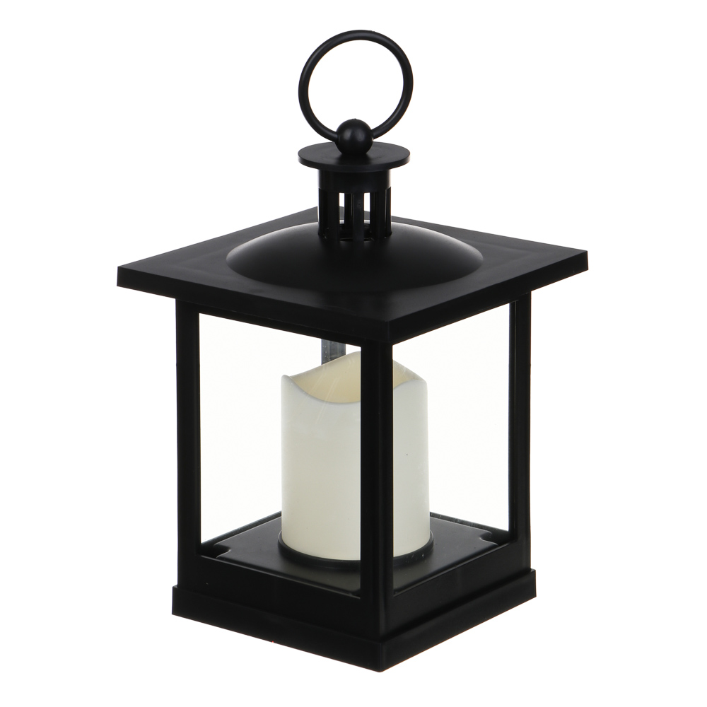 Светильник LED, 13х13х19 см, пластик, 1хCR2023, цвет черный - #1