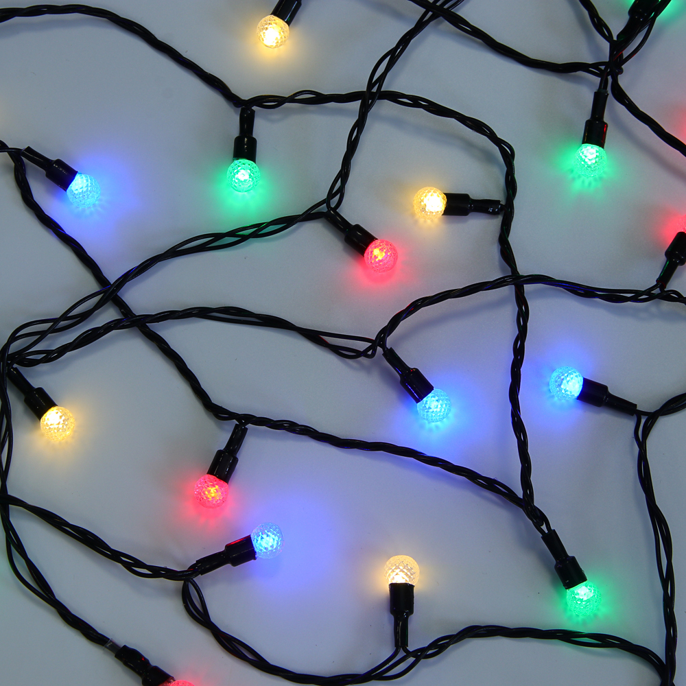 BY Гирлянда эл. вьюн улич, 20м, 160LED, шампань, пост.св., ПВХ зел, коннект, IP54, 220В (24В) - #9