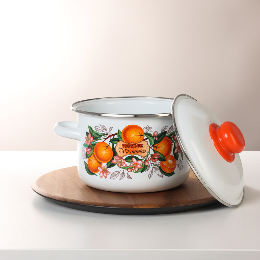 Гарден Кастрюля эмалированная 2л - #6