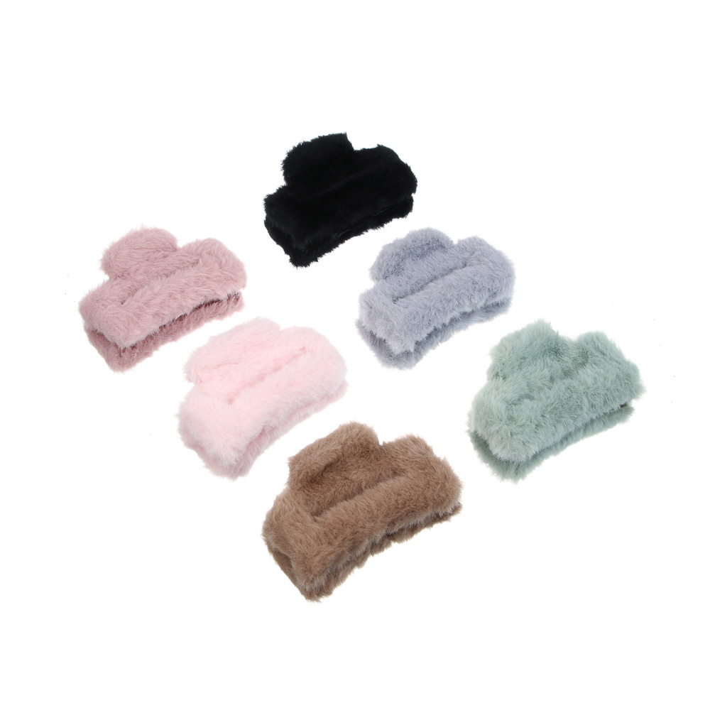 ЮНИLOOK Краб для волос, 9см, пластик, полиэстер, 6 цв., ACS25-14 - #1