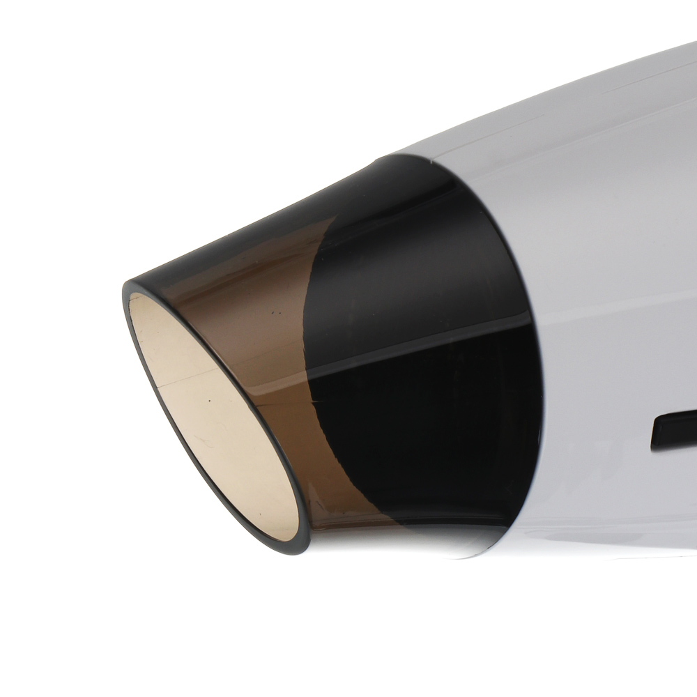 LEBEN Фен для волос, складной, 1200 Вт, 2 скорости, бело-черный, концентратор - #7