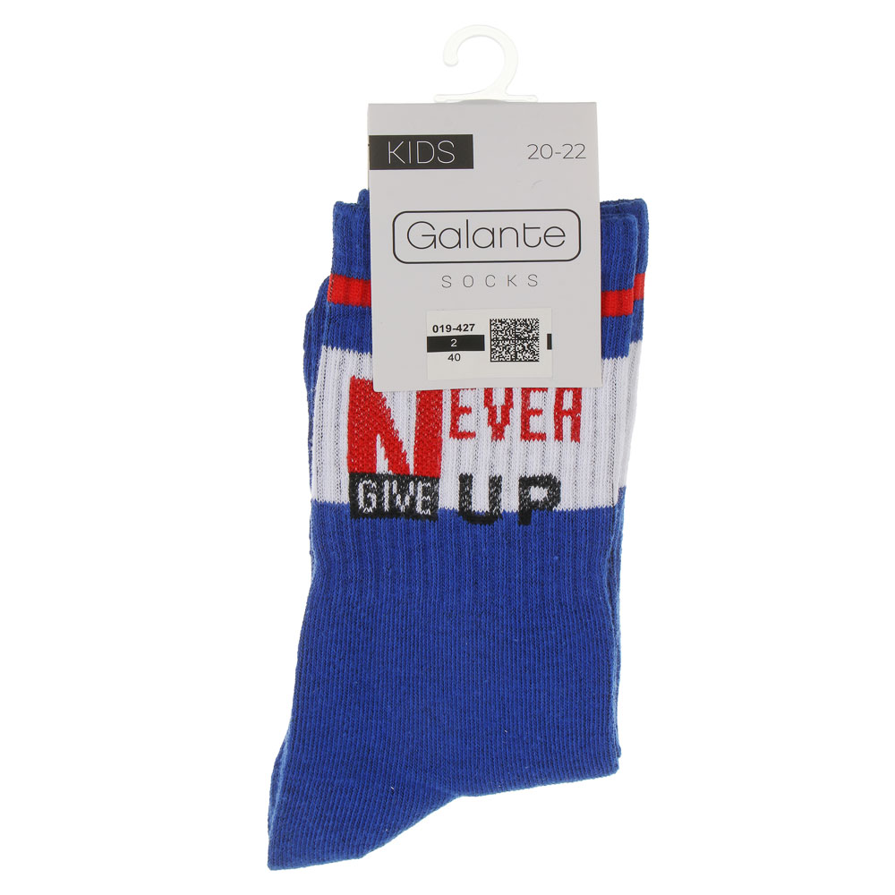 GALANTE Носки детские, р.20-22, 75% хлопок, 20% полиэстер, 5% спандекс, разноцветные, #42 - #3